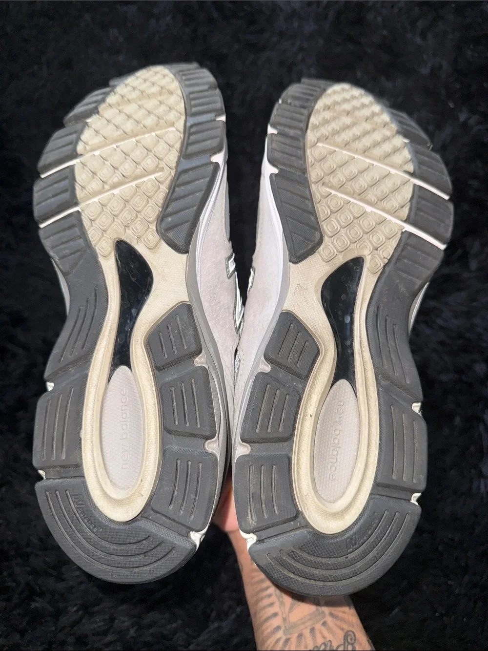 New Balance Gray and White Women's Sneakers